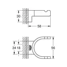 Подвійний гачок Grohe Selection (41049000)