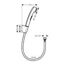 Набор смесителей для гигиенического душа Hansgrohe (цвет - хром) (3В161218) фото 3 Aquada.com.ua