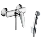 Набор для гигиенического душа Hansgrohe Novus (цвет - хром) (7106000S) фото 1 Aquada.com.ua