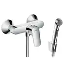 Набор для гигиенического душа Hansgrohe Logis (цвет - хром) (7160000S) фото 1 Aquada.com.ua