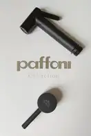 Гигиенический душ со смесителем и шлангом Paffoni Tweet Round Mix (цвет - чёрный матовый) (ZDUP110NO) фото 3 Aquada.com.ua