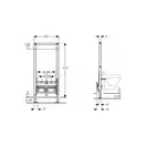 Инсталляция для подвесного биде Geberit Duofix (111.520.00.1) фото 2 Aquada.com.ua