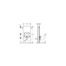 Инсталляция для унитаза Geberit Monolith Premium 131.232.SJ.1 (стекло черное) Geberit AquaClean 8000 высота 114 см (131.232.SJ.1) фото 3 Aquada.com.ua
