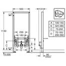 Grohe Rapid SL Инсталляция для биде (38553001)