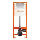Інсталяція для унітаза Qtap Nest M425-M11CRM з панеллю змиву Chrome (QTNESTM425M11CRM) фото 1 Aquada.com.ua