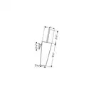AXOR Ёршик для унитаза Hansgrohe Stark Organic. 42735000 фото 3 Aquada.com.ua