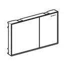 Geberit Смывная клавиша, двойной смыв Sigma 60 (стекло чёрное) (115.640.SJ.1)