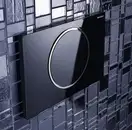 Клавиша смыва, смыв/стоп Geberit Sigma 10 (нержавеющая сталь чёрный матовый лак), легко чистящееся покрытие (115.758.14.5)