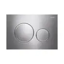 GEBERIT SIGMA 20 cмывная клавиша, двойной смыв, хром глянцевый/хром матовый /хром глянцевый (115.882.KH.1) фото 1 Aquada.com.ua