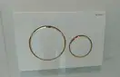 Geberit Sigma 20 Клавіша змиву, білий/позолота (115.882.KK.1)