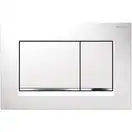 GEBERIT SIGMA 30 cмывная клавиша, двойной смыв, белый/хром глянцевый/белый (115.883.KJ.1) фото 1 Aquada.com.ua