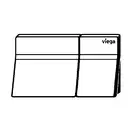 Дистанционный активатор смыва унитаза для Viega Prevista Visign for More 200, электронный, стекло цвет белый трафик (773090) фото 3 Aquada.com.ua
