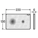 VIEGA Сенсорная панель смыва Prevista Visign for More 205 sensitive, со светодиодной подсветкой, стекло цвет глубокий чёрный (774363) фото 3 Aquada.com.ua