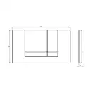 VILLEROY & BOCH VICONNECT PRO клавиша смыва, белая (92214368) фото 2 Aquada.com.ua