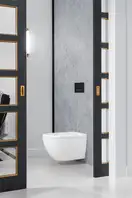 Клавиша смыва Villeroy & Boch ViConnect (стекло - Glass Glossy Black) (922160RB) фото 2 Aquada.com.ua
