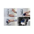 Приемник для цилиндриков Geberit DuoFresh, для смывных бачков скрытого монтажа Sigma 12 см, хром глянцевый (115.062.21.1)
