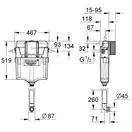 Змивний бачок GD 2 Grohe GD2 (38661000)