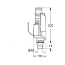 Змивний клапан Grohe (38736000)