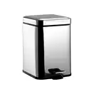 Корзина для мусора с крышкой 5 л Emco System 2, хром (355300005) фото 1 Aquada.com.ua