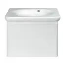 Тумба с раковиной Devit Fly 640 x 500 x 510 мм белый глянец (0020120W) фото 2 Aquada.com.ua