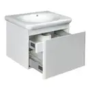 Тумба с раковиной Devit Fly 640 x 500 x 510 мм белый глянец (0020120W) фото 3 Aquada.com.ua