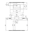 Тумба с раковиной 100 см Devit Laguna, белый (0022110W) фото 3 Aquada.com.ua