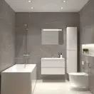 Пенал подвесной Devit Fly, белый глянцевый (0031120W) фото 3 Aquada.com.ua