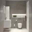 Пенал подвесной Devit Fly, белый глянцевый (0031120W) фото 4 Aquada.com.ua