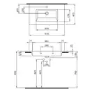 Тумба с раковиной 80 см Devit Up, белый (0W21120W) фото 3 Aquada.com.ua