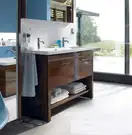 Тумба подвесная Duravit 2nd Floor 1180х490 мм белая глянцевая (2F645808585) фото 2 Aquada.com.ua