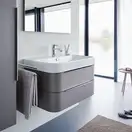 DURAVIT Тумба под раковину Duravi Happy D2 775 x 480 мм лен (H26365/75) фото 2 Aquada.com.ua