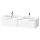 Тумбочка для подвесной консоли Duravit Happy D.2 Plus 160 х 55 см, белый глянец (HP4956B2222) фото 1 Aquada.com.ua