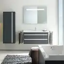 Тумба под раковину подвесная Duravit Ketho 1000х550 мм, графит матовый (KT68554949) фото 1 Aquada.com.ua