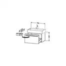 Тумба под умывальник Duravit X-Large 750х443 см белая глянцевая (XL604502222) фото 2 Aquada.com.ua