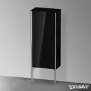 Шкафчик напольный Duravit XViu 40 x 24 х h113 см, чёрный глянцевый (XV1305LB140) фото 2 Aquada.com.ua