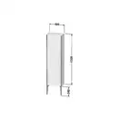 Шкафчик напольный Duravit XViu 40 x 24 х h157 см, орех тёмный (XV1315LB121) фото 2 Aquada.com.ua