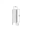 Шкафчик напольный Duravit XViu 40 x 36 х h157 см, сосна коричневая (XV1325LB151) фото 2 Aquada.com.ua