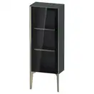 Шкафчик напольный со стеклянными дверцами Duravit XViu 40 x 24 х h113 см, доломитово-серый глянцевый лак (XV1360LB138) фото 1 Aquada.com.ua