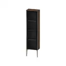 Шкафчик напольный со стеклянными дверцами Duravit XViu 40 x 24 х h157 см, американский орех (XV1365LB113) фото 1 Aquada.com.ua