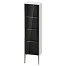 Шкафчик напольный со стеклянными дверцами Duravit XViu 40 x 24 х h157 см, белый глянцевый (XV1365LB122) фото 1 Aquada.com.ua