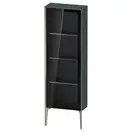 Шкафчик напольный со стеклянными дверцами Duravit XViu 50 x 24 х h157 см, доломитово-серый глянцевый лак (XV1366LB138) фото 1 Aquada.com.ua
