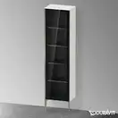 Шкафчик напольный со стеклянными дверцами Duravit XViu 50 x 36 х h201 см, белый глянцевый (XV1376LB122) фото 2 Aquada.com.ua