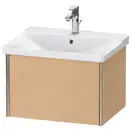 Тумба подвесная под раковину Duravit XViu 61 x 46,9 см, дуб брашированный (XV40150B112) фото 1 Aquada.com.ua