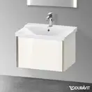 Тумба подвесная под раковину Duravit XViu 61 x 46,9 см, белый глянцевый (XV40150B122) фото 2 Aquada.com.ua