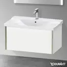 Тумба подвесная под раковину Duravit XViu 81 x 46,9 см, белый глянцевый (XV40160B118) фото 2 Aquada.com.ua