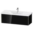 Тумба подвесная под раковину Duravit XViu 121 x 46,9 см, чёрный глянцевый (XV40180B140) фото 1 Aquada.com.ua