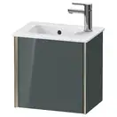 Тумба подвесная под раковину Duravit XViu 41 x 29 см, доломитово-серый глянцевый лак (XV4024LB138) фото 1 Aquada.com.ua