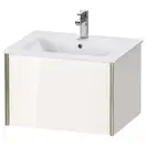 Тумба подвесная под раковину Duravit XViu 61 x 48 см, белый глянцевый (XV40250B122) фото 1 Aquada.com.ua
