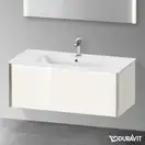 Тумба подвесная под раковину Duravit XViu 101 x 48 см, белый глянцевый (XV40270B122) фото 2 Aquada.com.ua