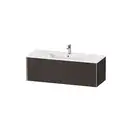 Тумба подвесная под раковину Duravit XViu 121 x 48 см, дуб тёмный брашированный (XV40280B172) фото 1 Aquada.com.ua